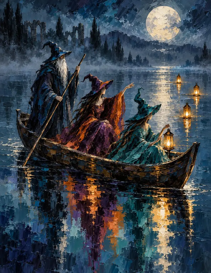 Travesía, obra de de temporada de la colección Gretta Halloween