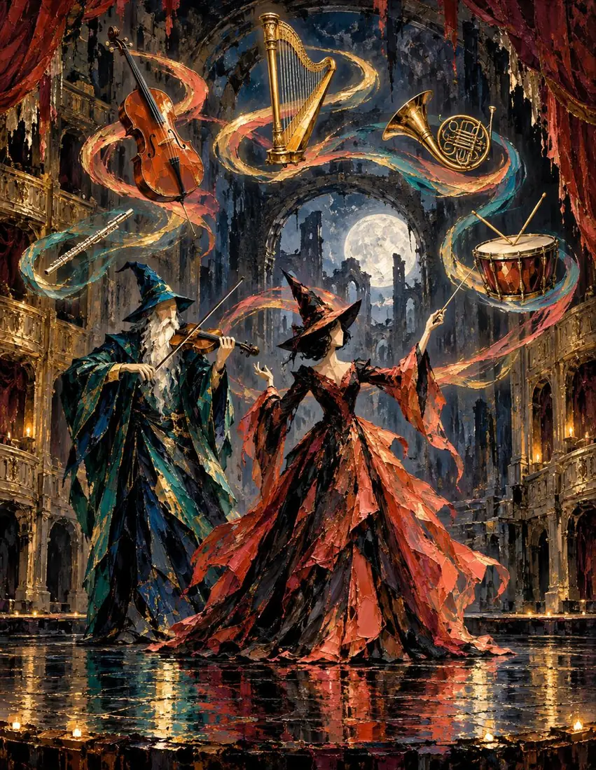 Concierto, obra de de temporada de la colección Gretta Halloween