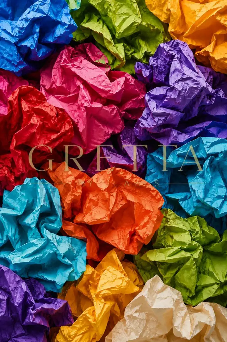 Papel de color, obra de figura de la colección Gretta Living