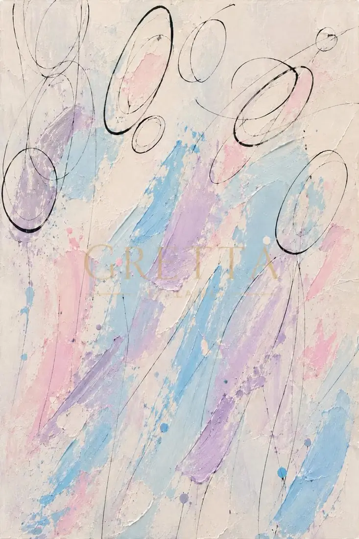 Bruma, obra de abstracto de la colección Gretta Living