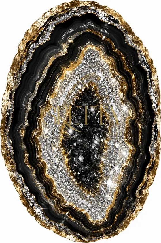 Geoda, obra de abstracto de la colección Gretta Living