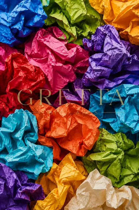 Papel de color, obra de figura de la colección Gretta Living