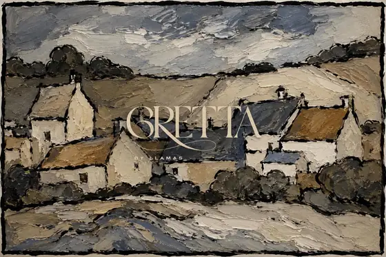 Estratos, obra de abstracto de la colección Gretta Living