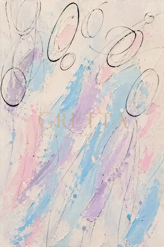 Bruma, obra de abstracto de la colección Gretta Living